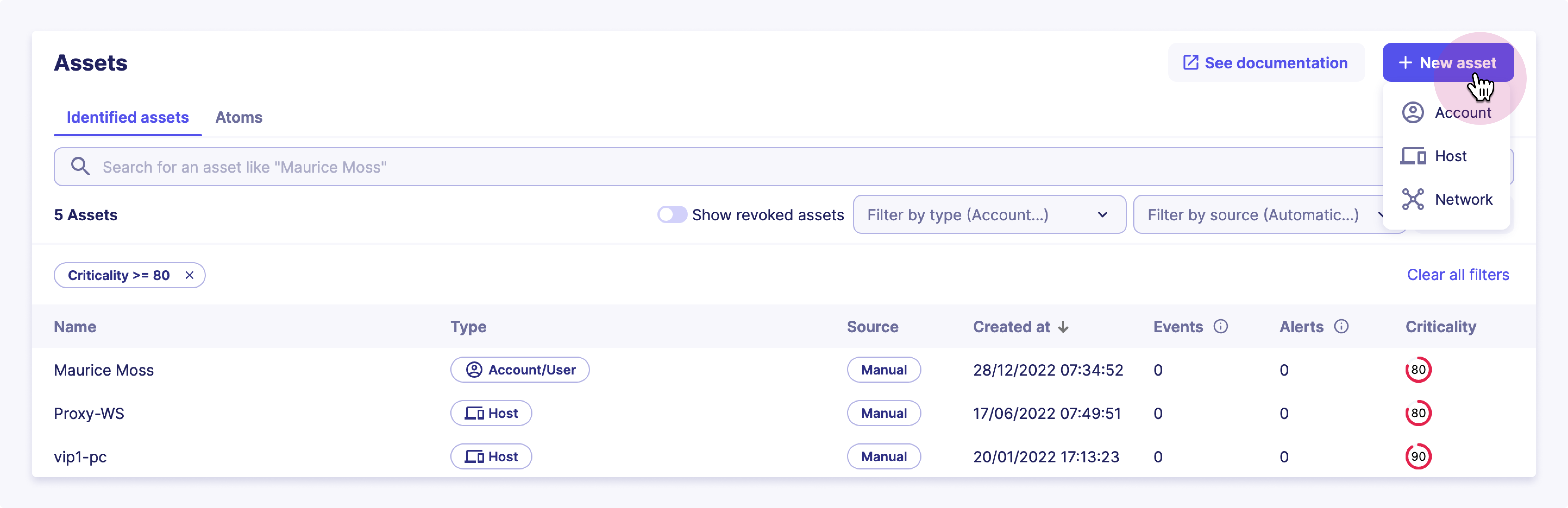 Assets-list