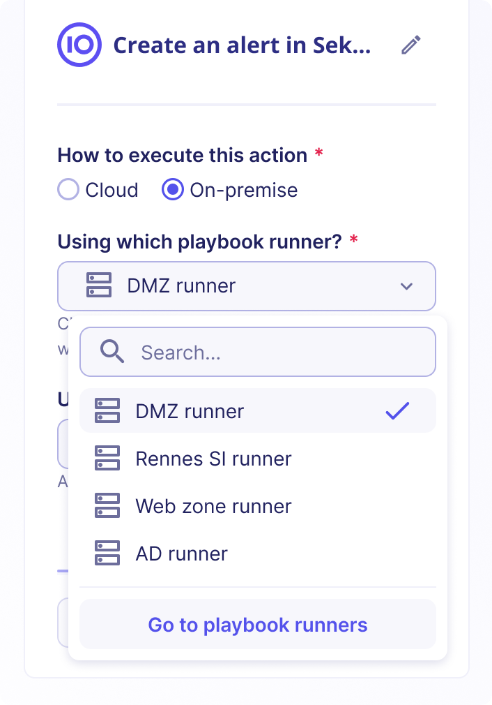 playbook runner instructions